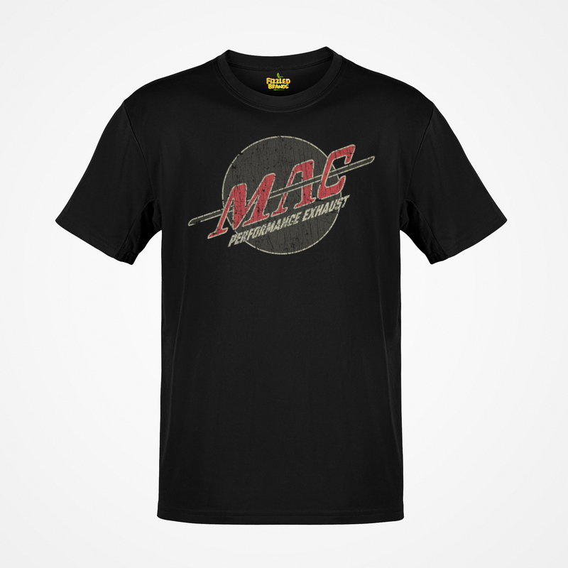 Load image into Gallery viewer, MAC Performance Exhaust 1970 Car Distressed Print T-shirt