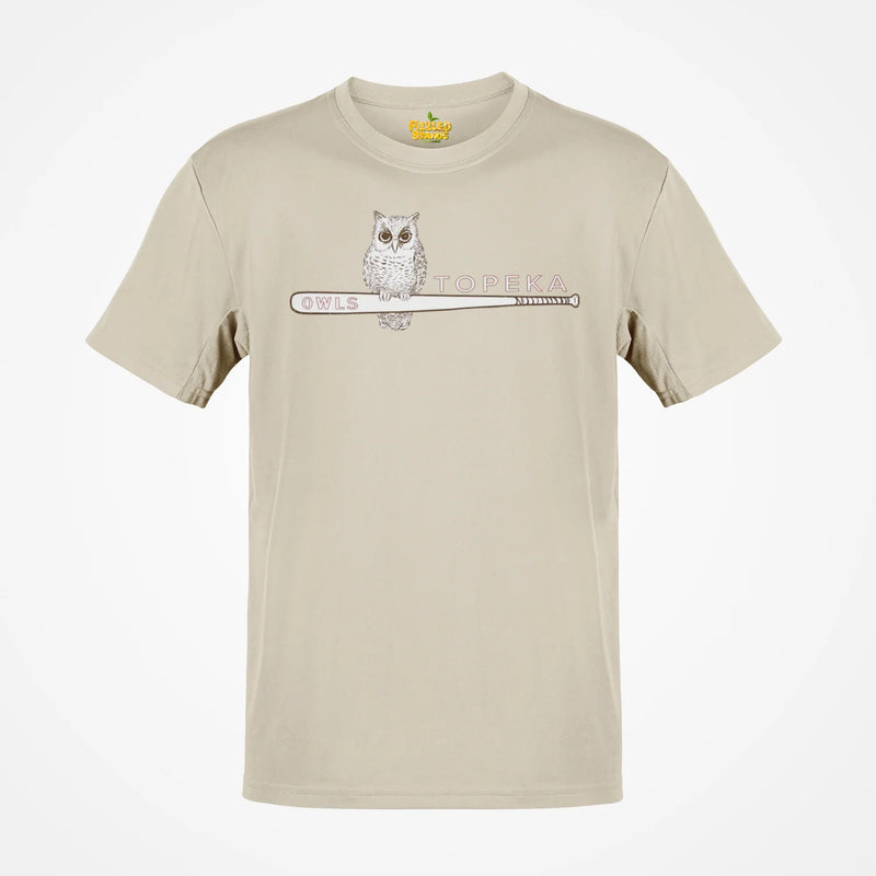 Load image into Gallery viewer, Topeka Owls Minor League Nostalgic Retro Baseball Team T-shirt