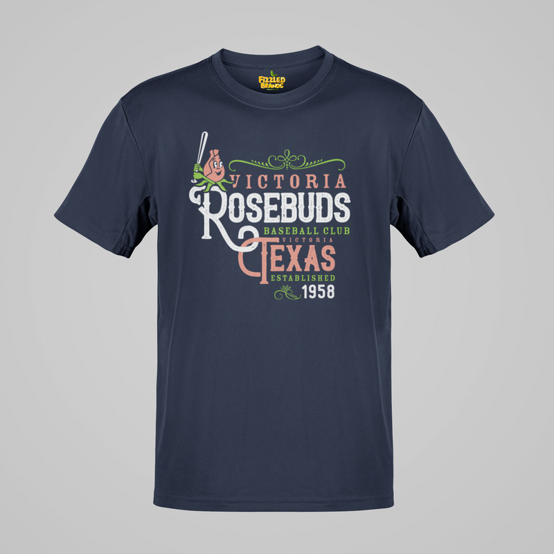 Load image into Gallery viewer, Victoria Rosebuds Texas Baseball Team T-shirt