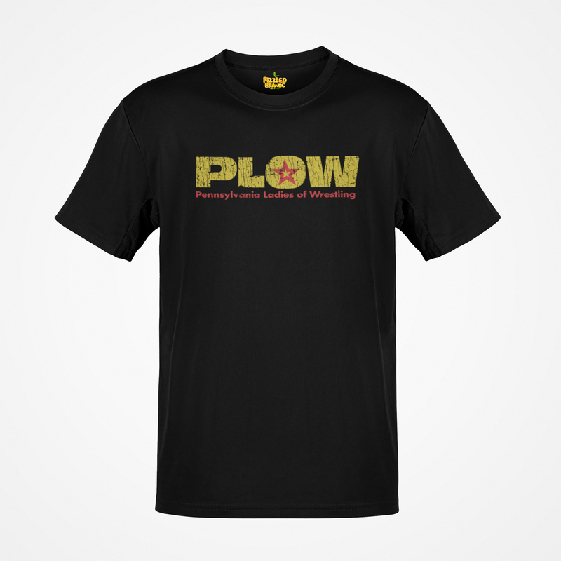 Load image into Gallery viewer, PLOW Pennsylvania Ladies Wrestling 1986 Distressed Print T-shirt