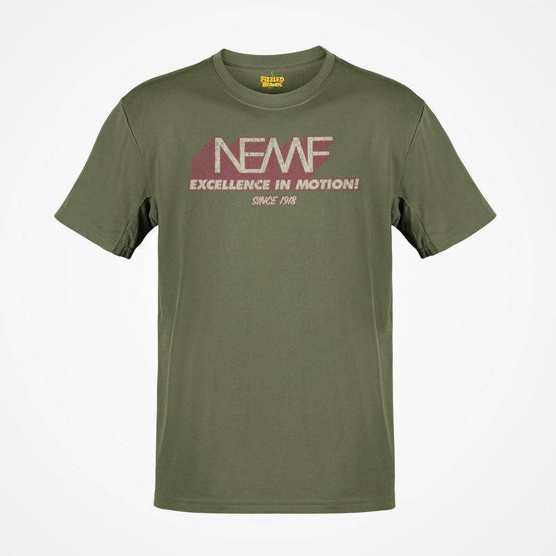 Load image into Gallery viewer, NEMF New England Motor Freight 1918 Trucking Distressed Print T-shirt