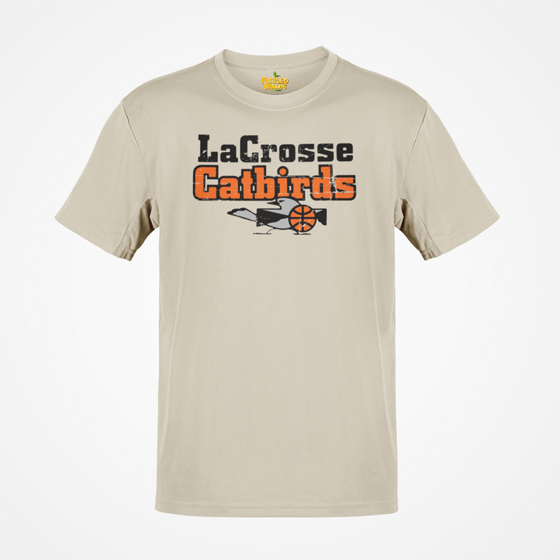 Load image into Gallery viewer, La Crosse Catbirds Wisconsin Basketball Team T-shirt