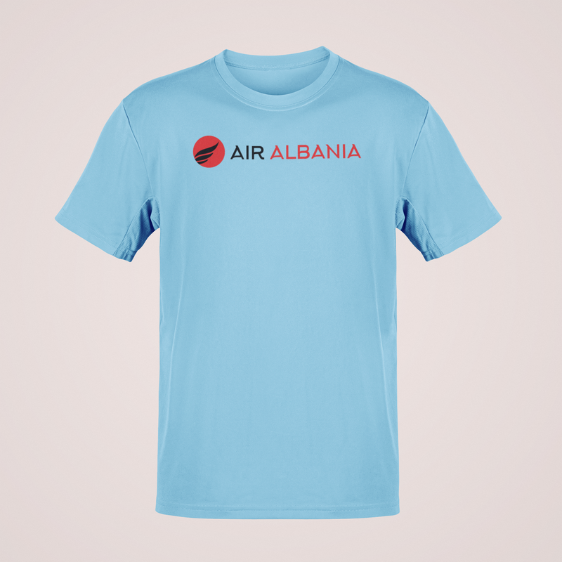 Load image into Gallery viewer, Air Albania Heritage Logo T-Shirt - Balkan Aviation