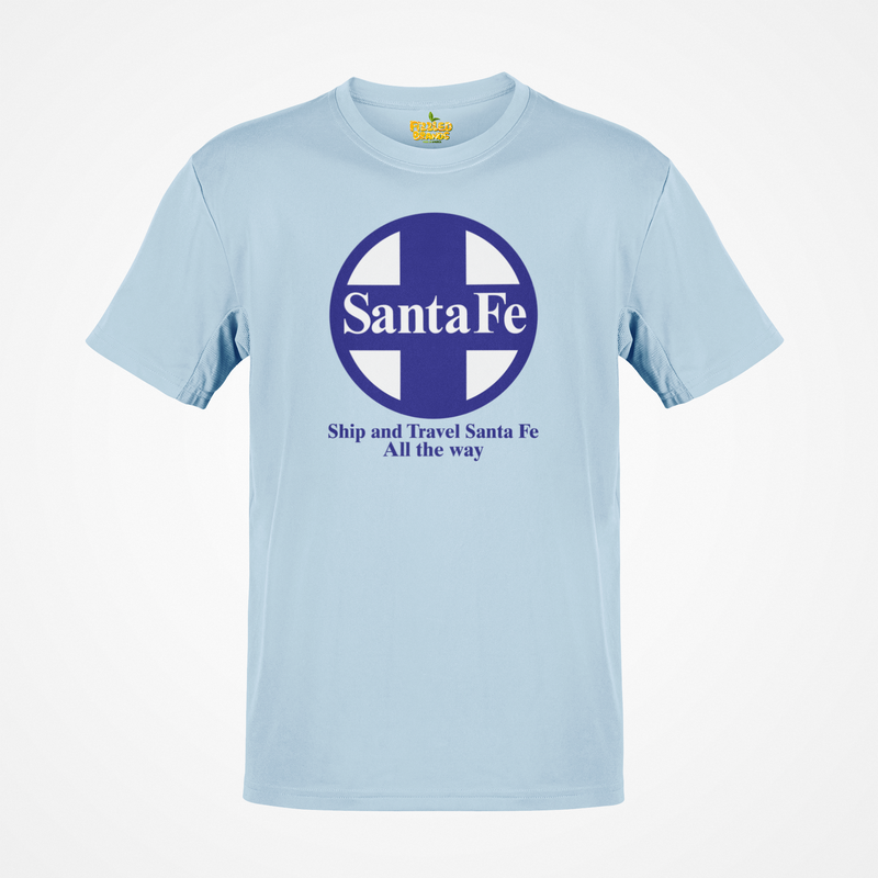 Load image into Gallery viewer, Santa Fe Cross Logo Ship Travel Railroad Vintage Train T-Shirt