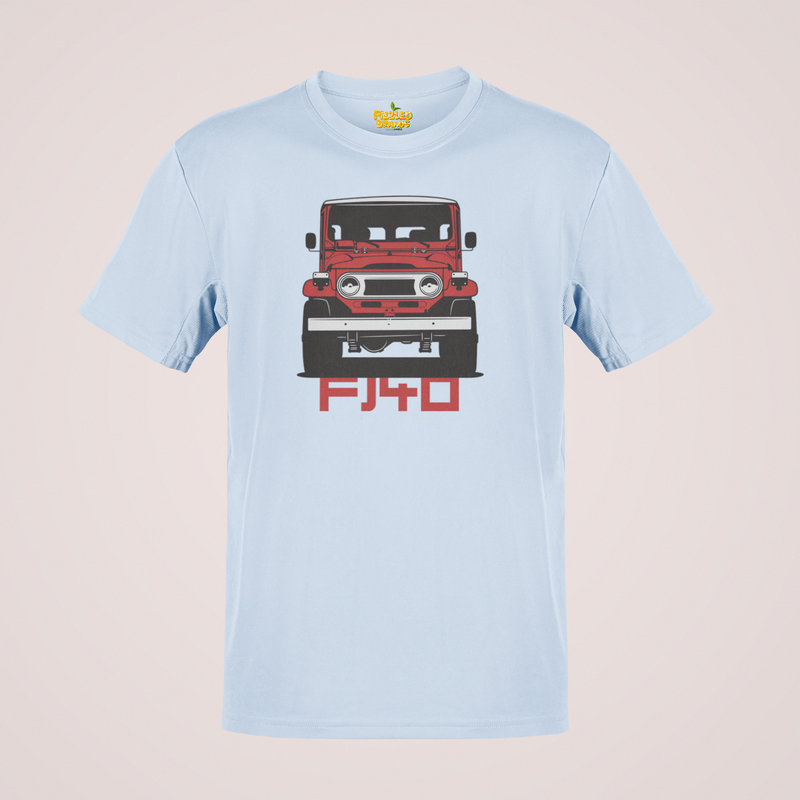 Load image into Gallery viewer, Toyota Land Cruiser FJ40 Red Car Single-sided T-shirt