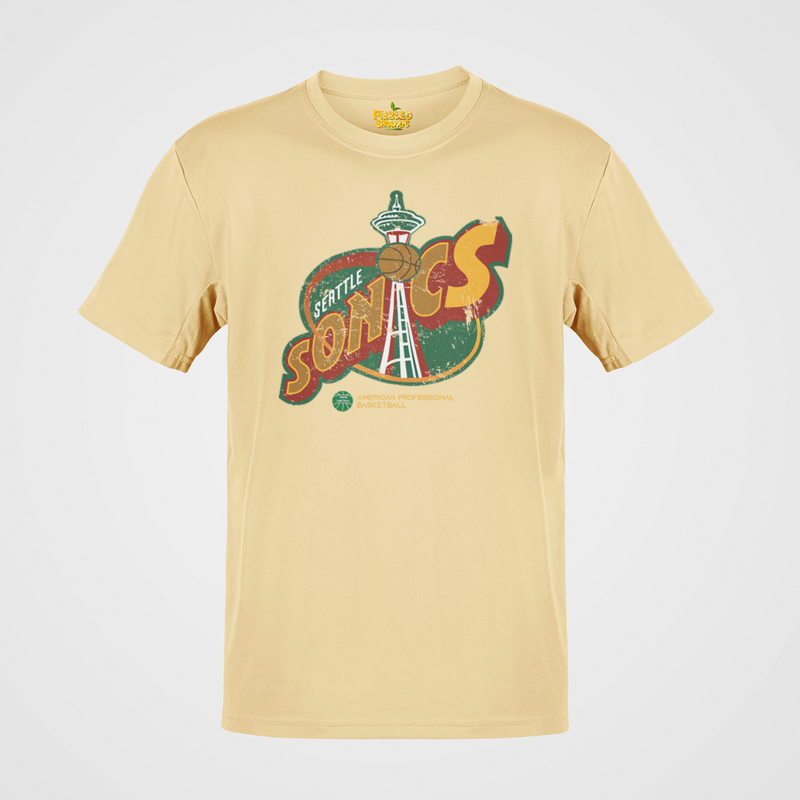 Load image into Gallery viewer, Seattle Sonics Logo Basketball Team T-shirt