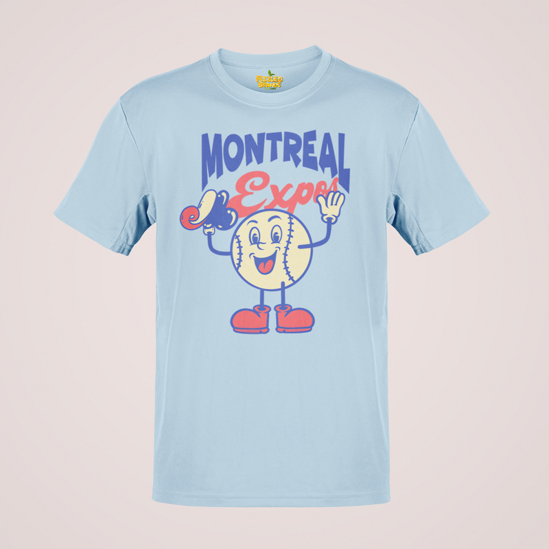 Load image into Gallery viewer, Montreal Expos Mascot Baseball T-shirt