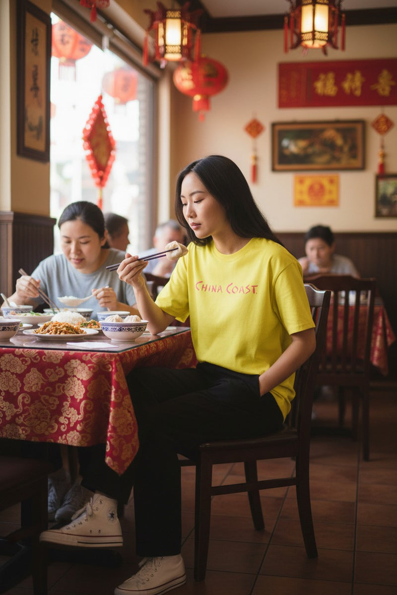 Load image into Gallery viewer, China Coast T-Shirt - Chinese Restaurant Industry Defunct Logo Tee