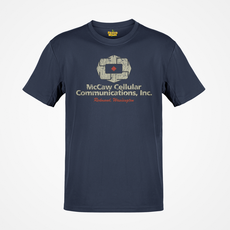 Load image into Gallery viewer, McCaw Cellular Redmond WA 1986 Tech Distressed Print T-shirt