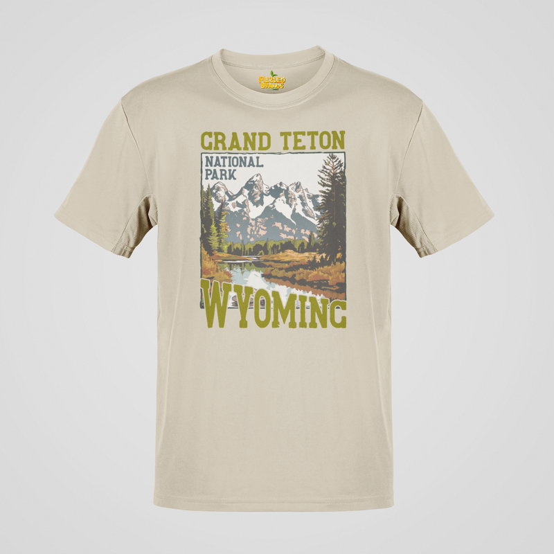 Load image into Gallery viewer, Grand Teton National Park Wyoming Poster Print T-shirt