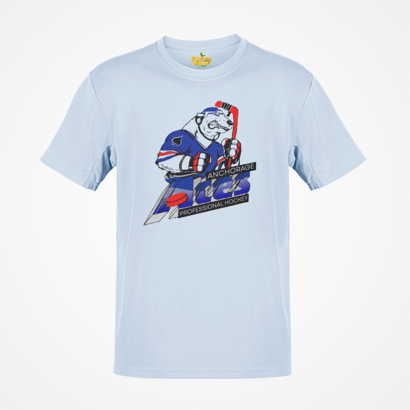 Load image into Gallery viewer, Anchorage Aces Mascot Logo Hockey Team Logo T-shirt