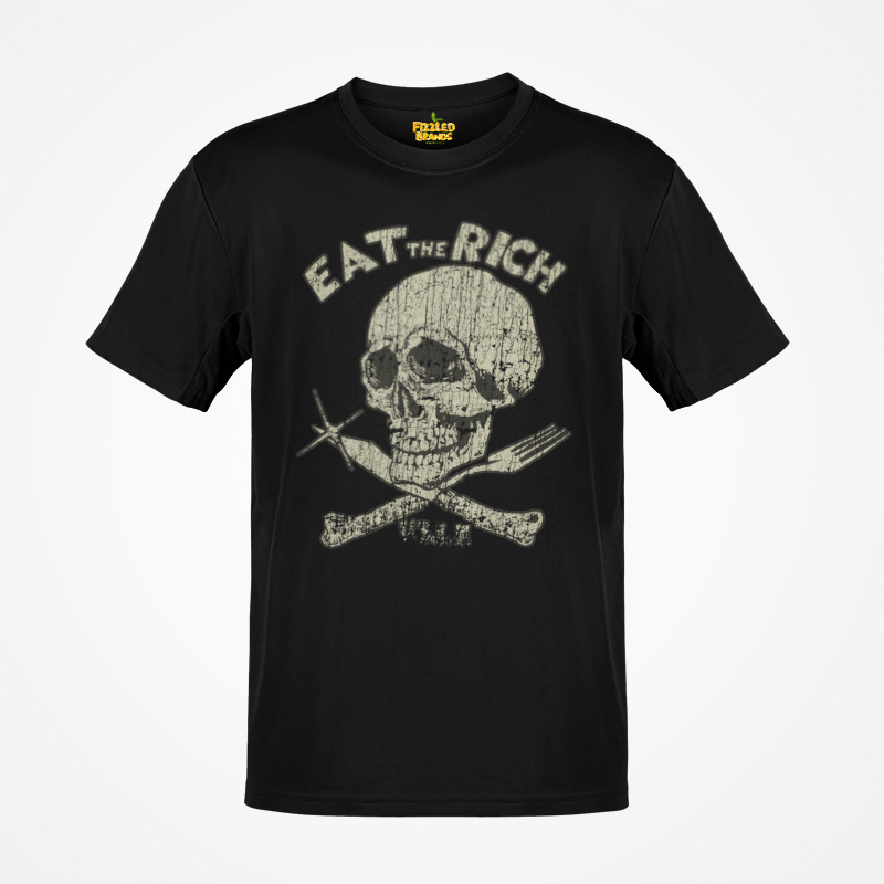 Load image into Gallery viewer, Eat The Rich Jean-Jacques Rousseau Nostalgic T-shirt