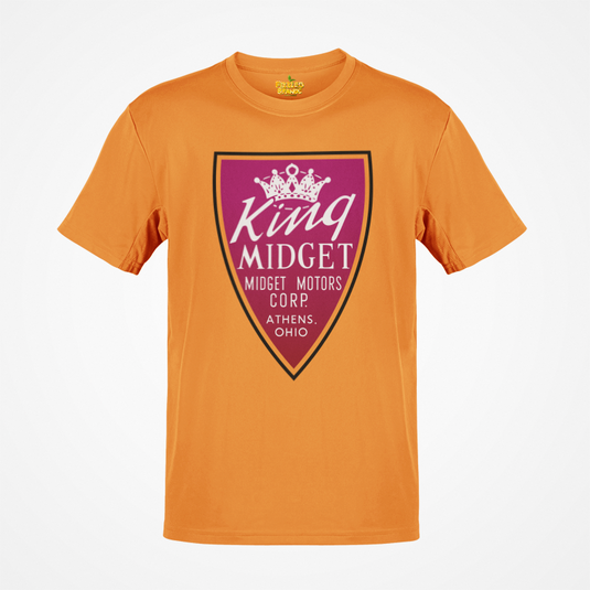 King Midget Motors Corp Athens Ohio Crown Logo Microcar T-shirt