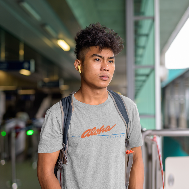 Load image into Gallery viewer, Aloha Airlines Retro Nostalgic T-shirt