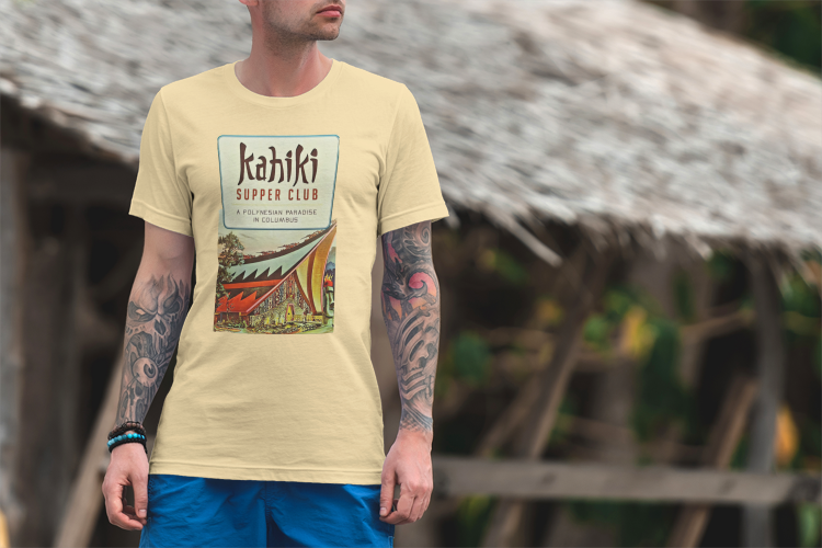 Load image into Gallery viewer, Kahiki Supper Club Columbus Ohio Bar Restaurant T-shirt