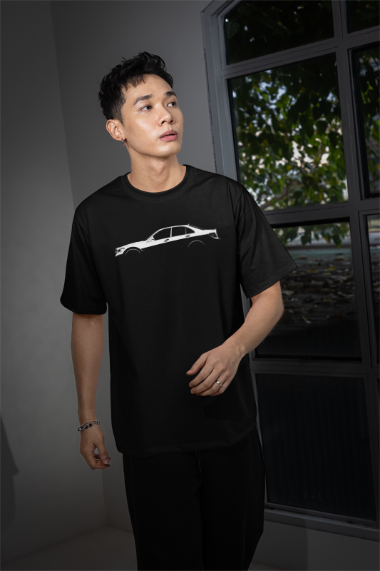 Mercedes-Benz C 63 AMG W204 Silhouette Car T-shirt