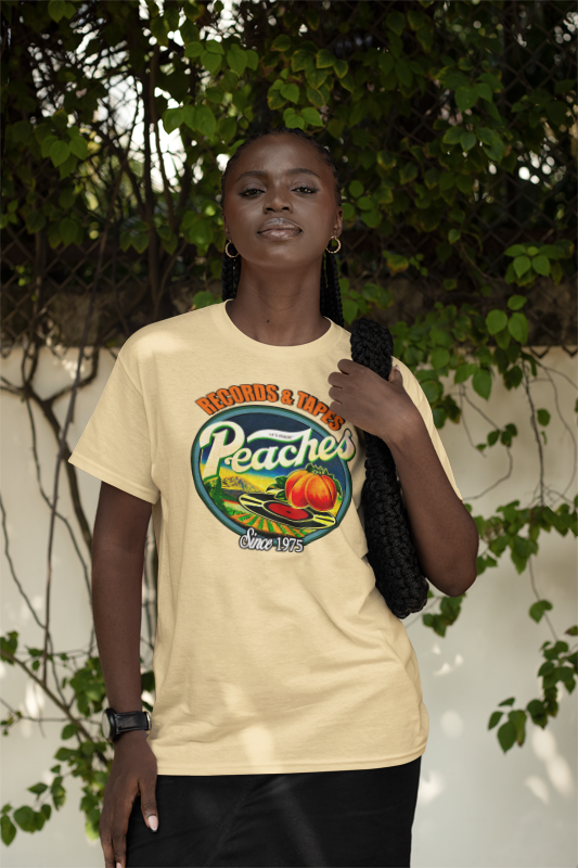 Load image into Gallery viewer, Peaches Records & Tapes Los Angeles Retail Store T-shirt
