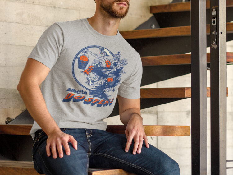 Load image into Gallery viewer, Alberta Dusters Basketball Team Nostalgic Retro T-shirt