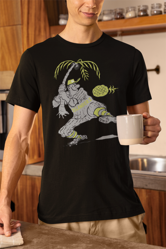 Load image into Gallery viewer, Hawaii Islanders Cartoon Nostalgic Retro Baseball Team T-shirt