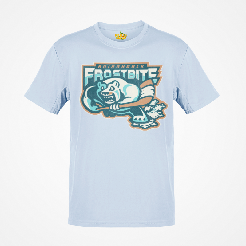 Load image into Gallery viewer, Adirondack Frostbite Hockey Team Nostalgic Logo T-shirt