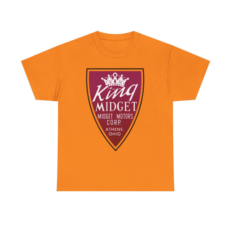 Load image into Gallery viewer, King Midget Motors Corp Athens Ohio Crown Logo Microcar T-shirt