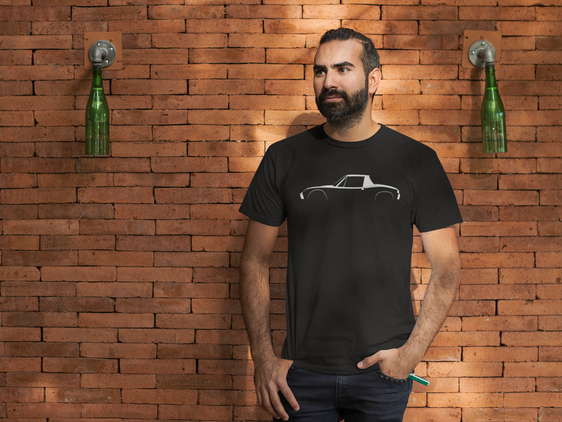 Load image into Gallery viewer, Porsche 914 Silhouette Car T-shirt