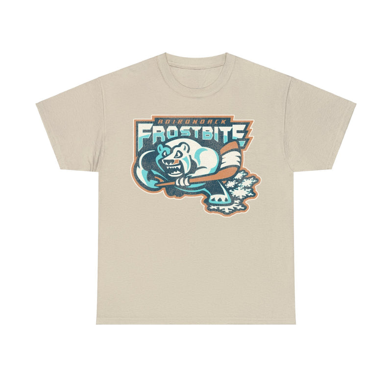 Load image into Gallery viewer, Adirondack Frostbite Hockey Team Nostalgic Logo T-shirt