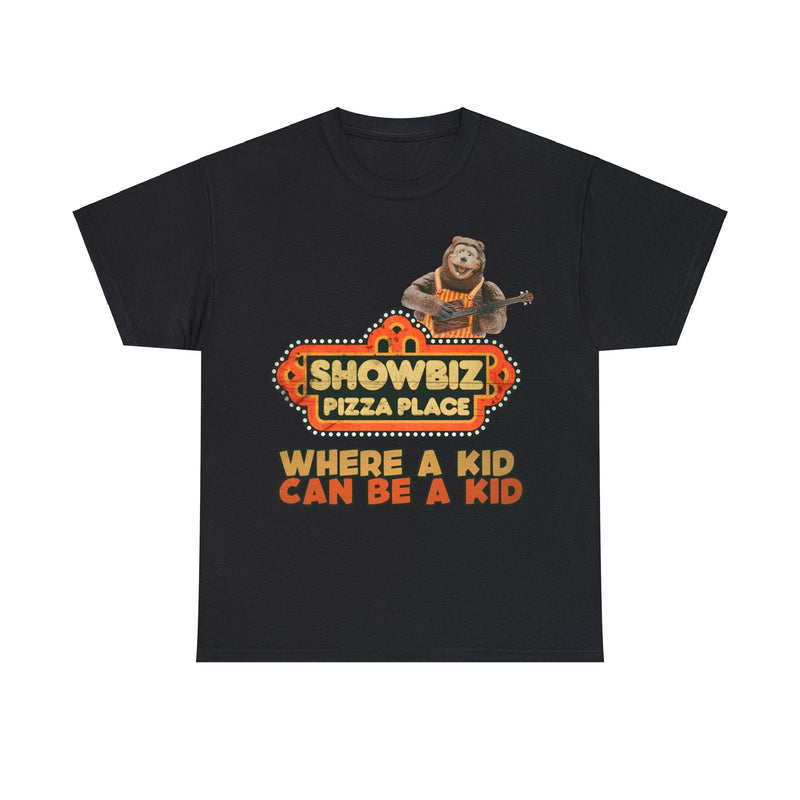 Load image into Gallery viewer, Showbiz Pizza Where a Kid Can Be a Kid Nostalgic Billy Bob T-shirt