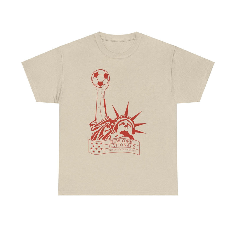 Load image into Gallery viewer, New York Nationals United Soccer League 1984 T-shirt