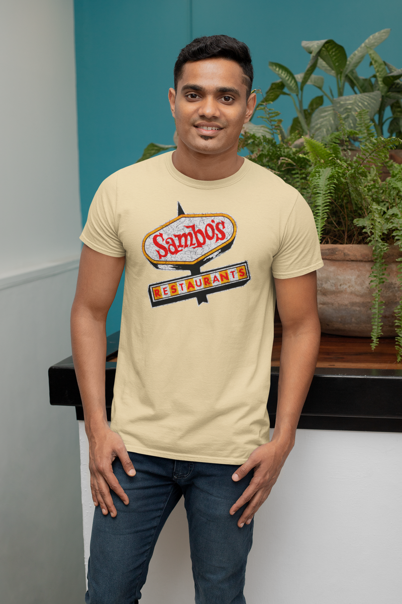 Load image into Gallery viewer, Sambos Restaurant California Sign Logo T-shirt