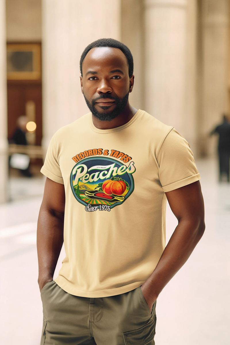 Load image into Gallery viewer, Peaches Records & Tapes Los Angeles Retail Store T-shirt