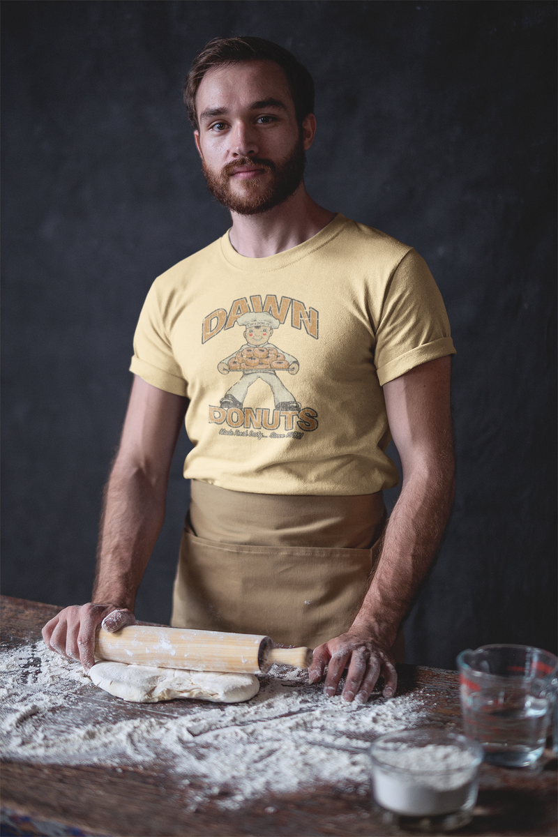 Load image into Gallery viewer, Dawn Donuts 1958 Bakery Restaurant Distressed Print T-shirt