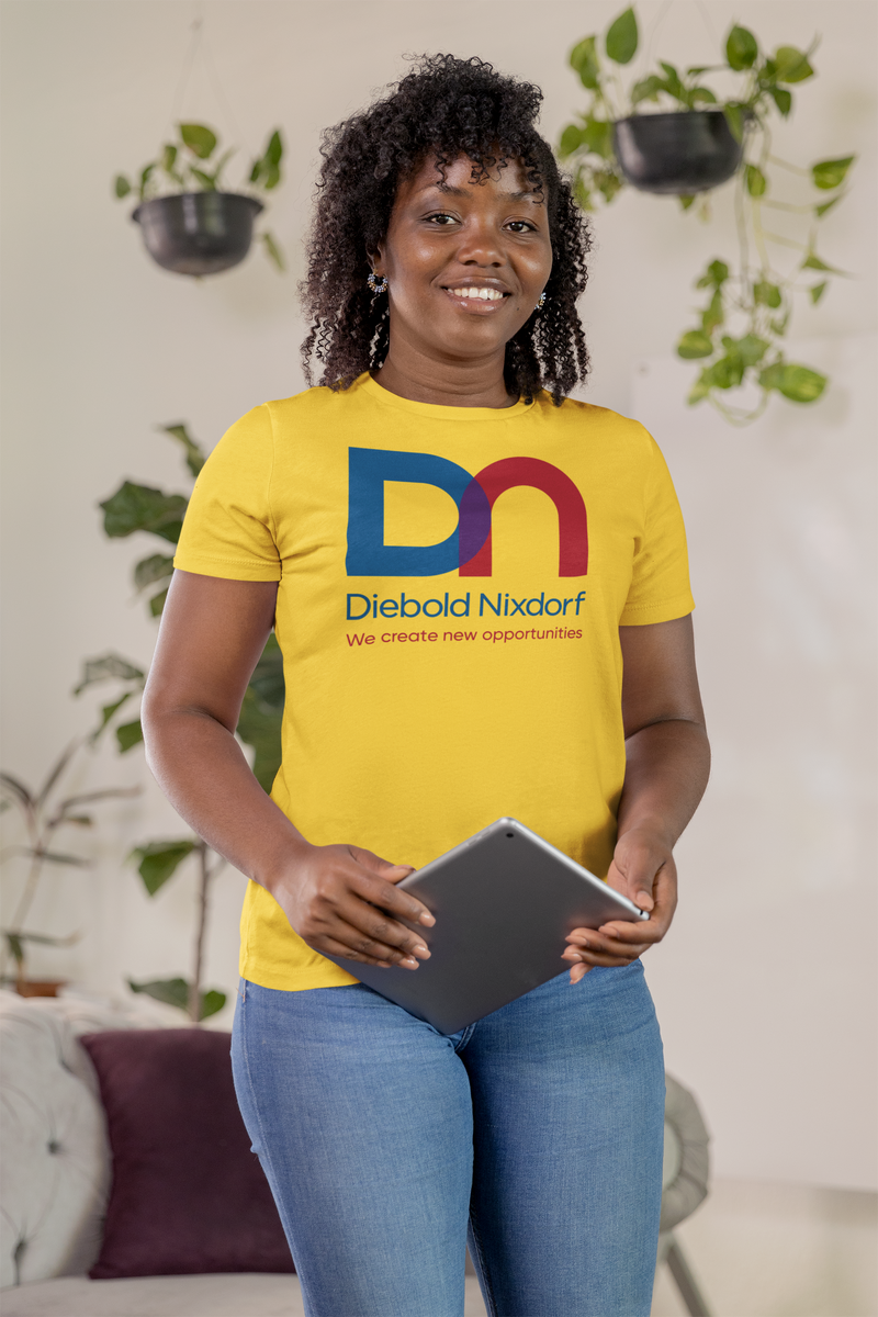 Load image into Gallery viewer, Diebold Nixdorf T-Shirt - Bankrupt ATM Company Logo Tee - Financial Tech