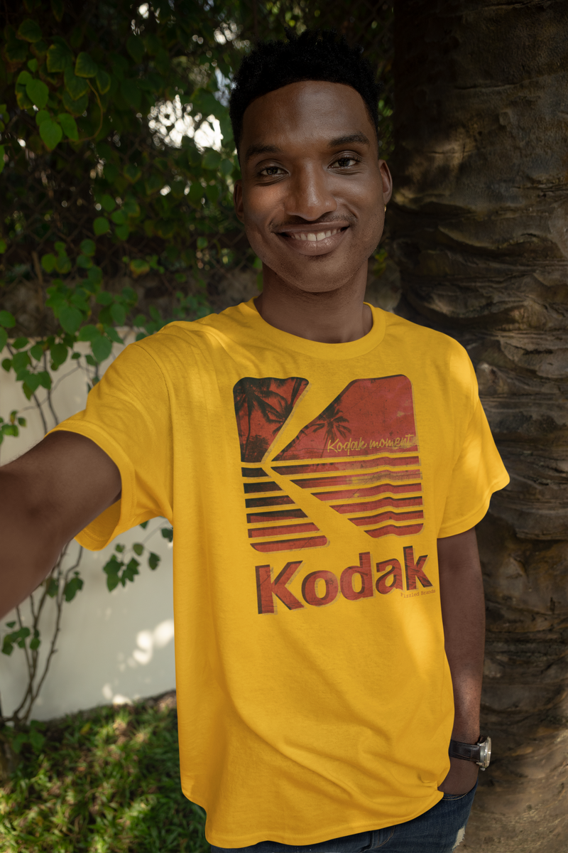 Load image into Gallery viewer, Kodak Moments Nostalgic Retro Throwback Logo T-shirt