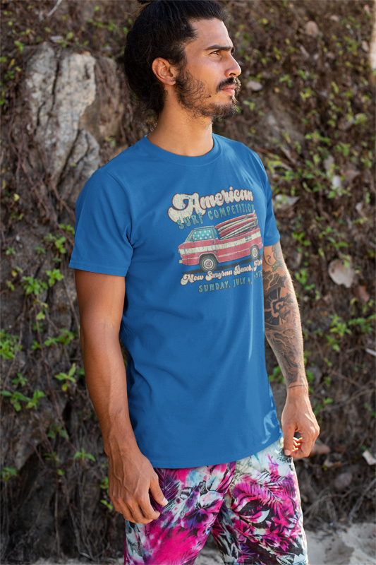 Load image into Gallery viewer, American Surf Competition 1976 Florida T-shirt