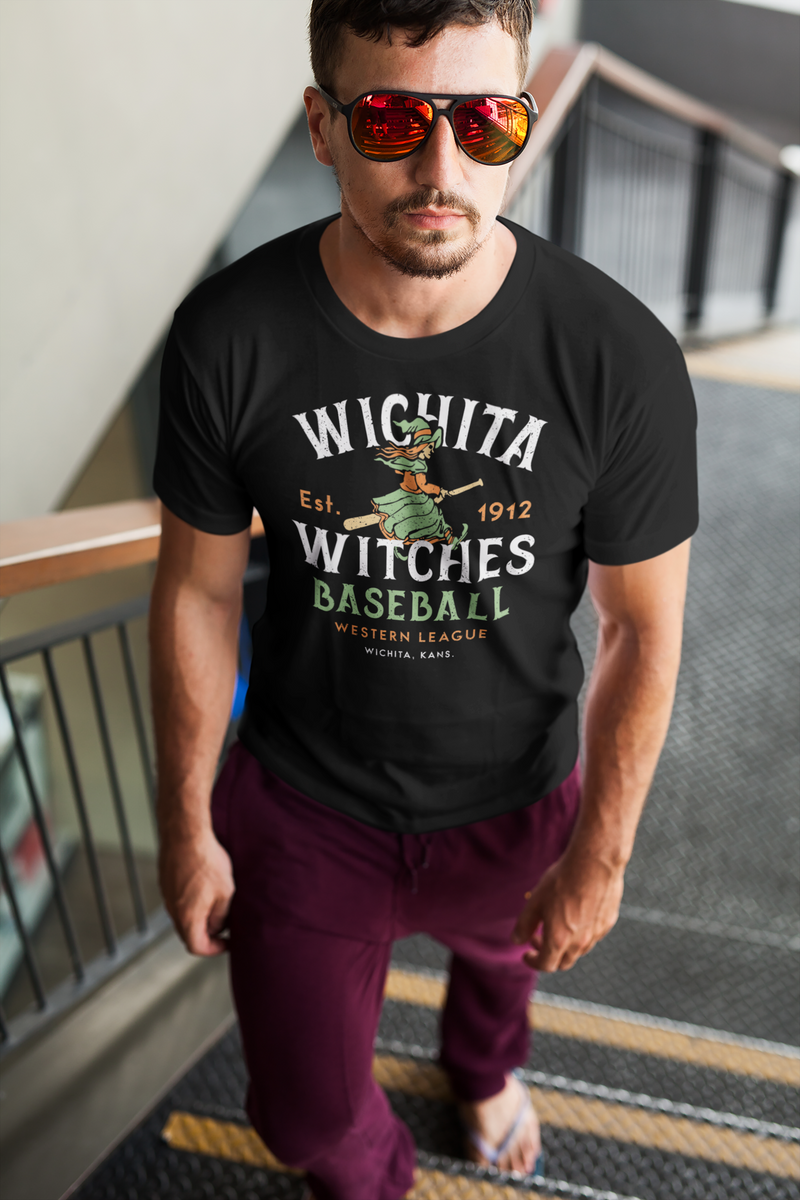 Load image into Gallery viewer, Wichita Witches Kansas Nostalgic Retro Baseball Team T-shirt