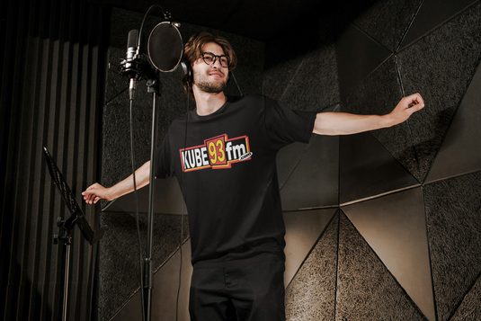 Kube 93 FM Seattle Washington Logo Radio Station T-shirt
