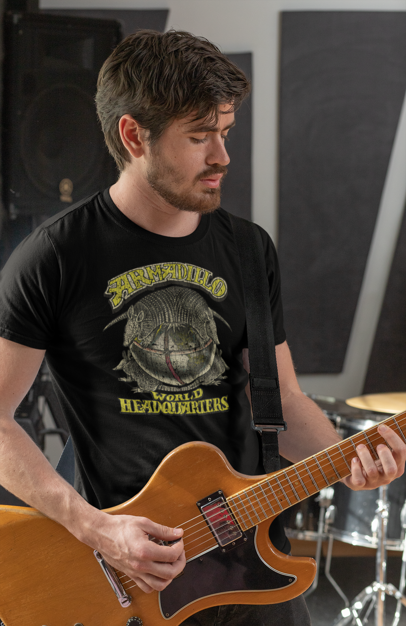 Load image into Gallery viewer, Armadillo Dillo World Headquarters 1970 Music Hall T-shirt