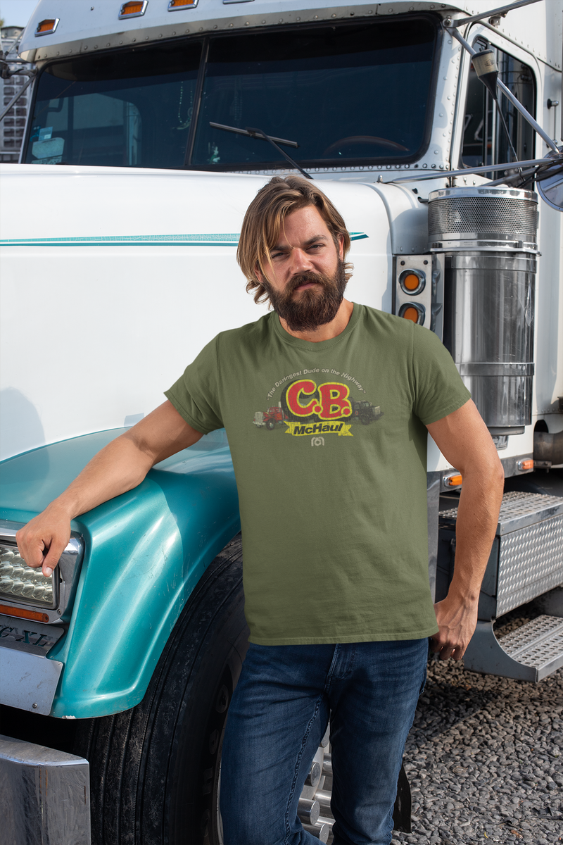 Load image into Gallery viewer, CB McHaul Mego Toy Trucking T-shirt