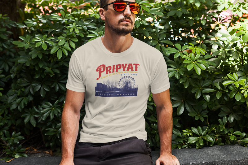 Load image into Gallery viewer, Pripyat Amusement Park Ukraine Nostalgic T-shirt