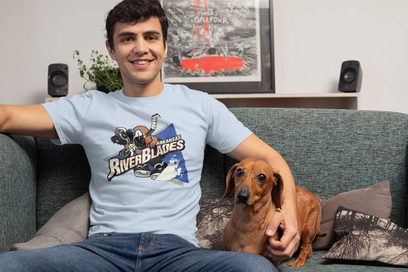 Load image into Gallery viewer, Arkansas Riverblades Logo Hockey Team T-shirt