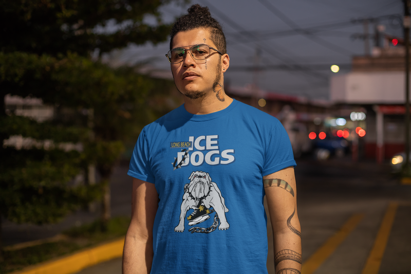 Load image into Gallery viewer, Long Beach Ice Dogs California Hockey 1996-2007 T-shirt