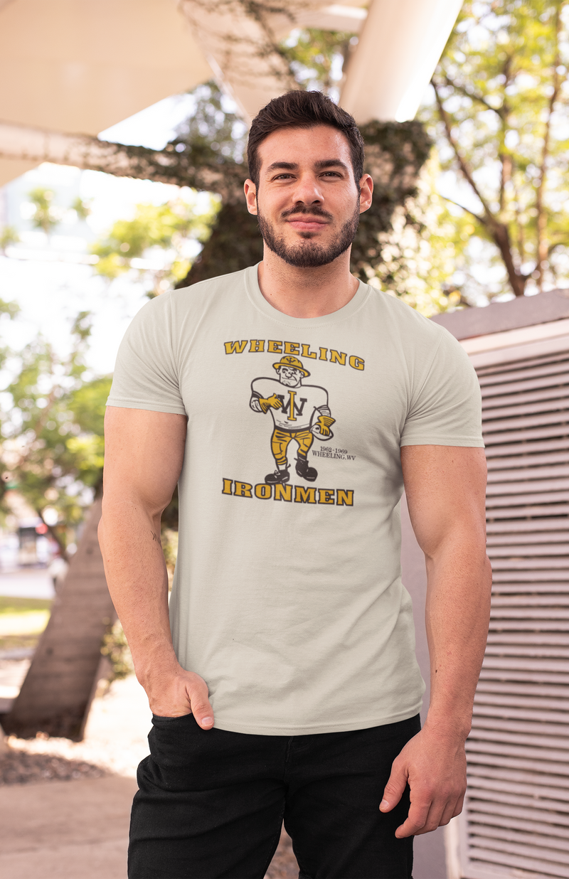 Load image into Gallery viewer, Wheeling Ironmen Football 1962-1967 West Virginia T-shirt
