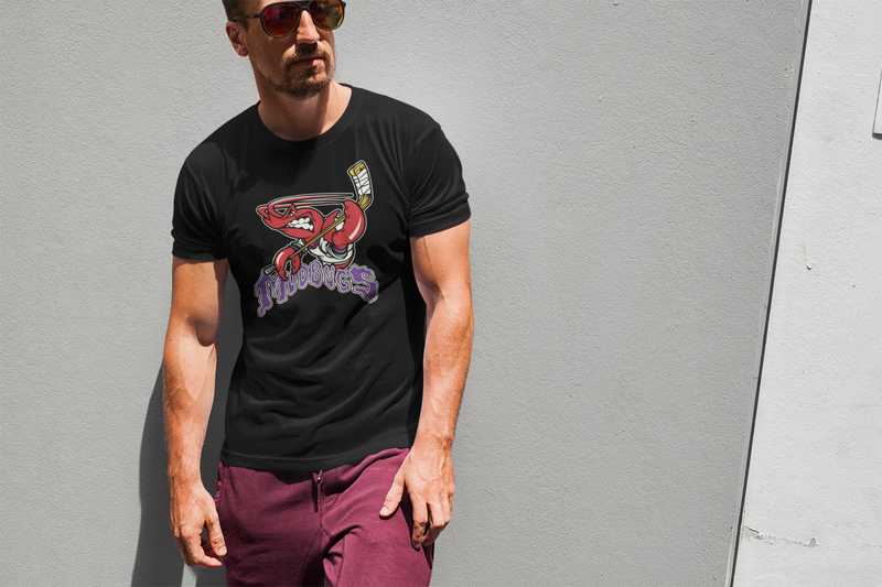Load image into Gallery viewer, Bossier-Shreveport Mudbugs Hockey Team Logo T-shirt