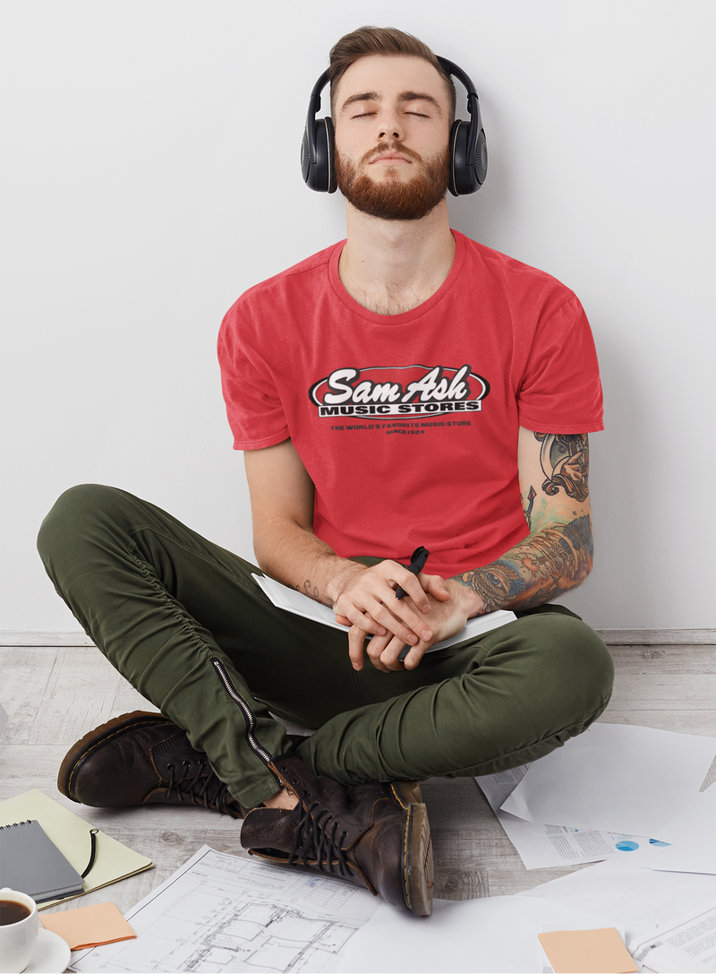 Load image into Gallery viewer, Sam Ash Music Retail Store Nostalgic T-shirt