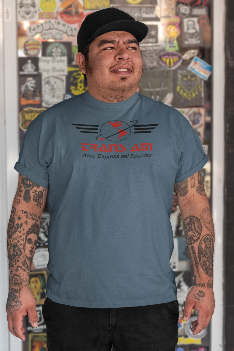Load image into Gallery viewer, Trans Am Ecuador Airline Vintage Logo T-Shirt Aviation History