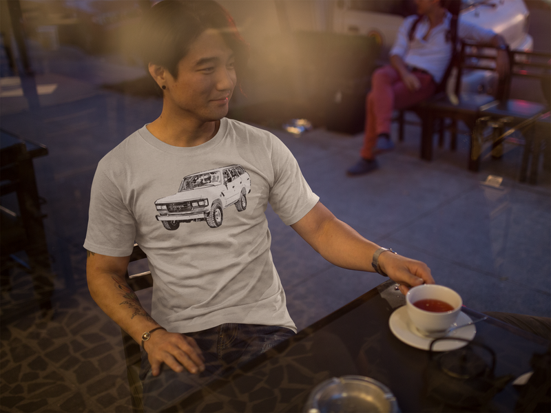 Load image into Gallery viewer, Toyota Land Cruiser 4x4 Manga Comic Car T-shirt