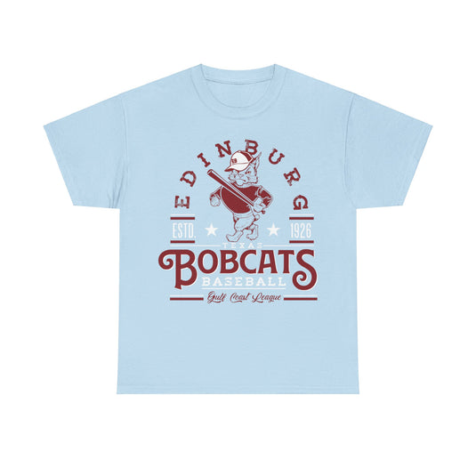 Edinburg Bobcats Est 1926 Texas Baseball T-shirt