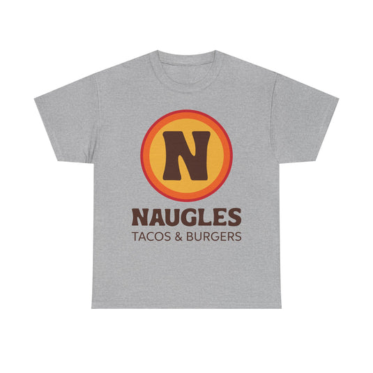 Naugles Tacos & Burgers Vintage Fast Food Logo Restaurant T-Shirt
