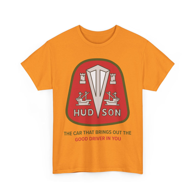 Load image into Gallery viewer, Hudson The Car That Brings Out Good Driver In You T-shirt
